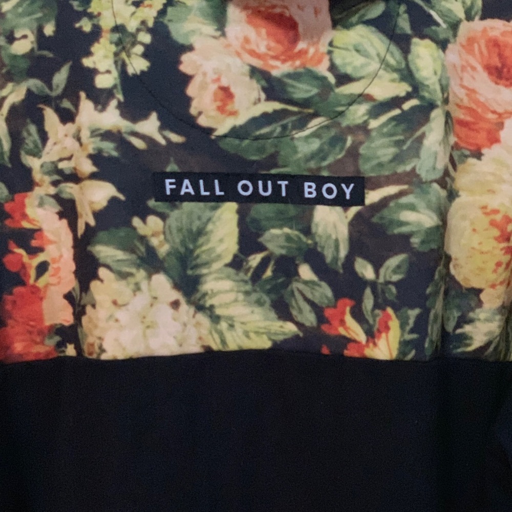 Fall Out Boy Floral Concert Hoodie